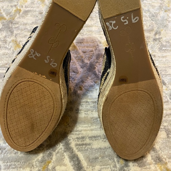 NWOT Jessica Simpson Womens Monrah Wedge Sandals - Picture 7 of 8